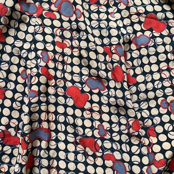 Flared Mini Skirt 100% Silk - Picture 2 of 4